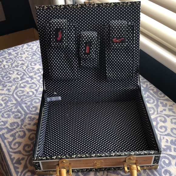 Travel Cigar Box Purse Bamboo Handle Y2K Vintage - Picture 9 of 10